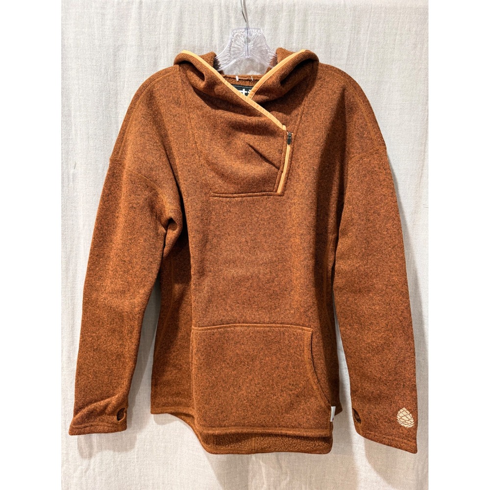 $150+ NWT Womens Stio Sweetwater Fleece Hoodie Sweatshirt Top Saddle Heather/L